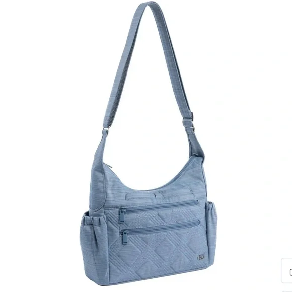 Lug Legacy Collection Camper Crossbody Bag - Brushed Blue Moon - Picture 2 of 6